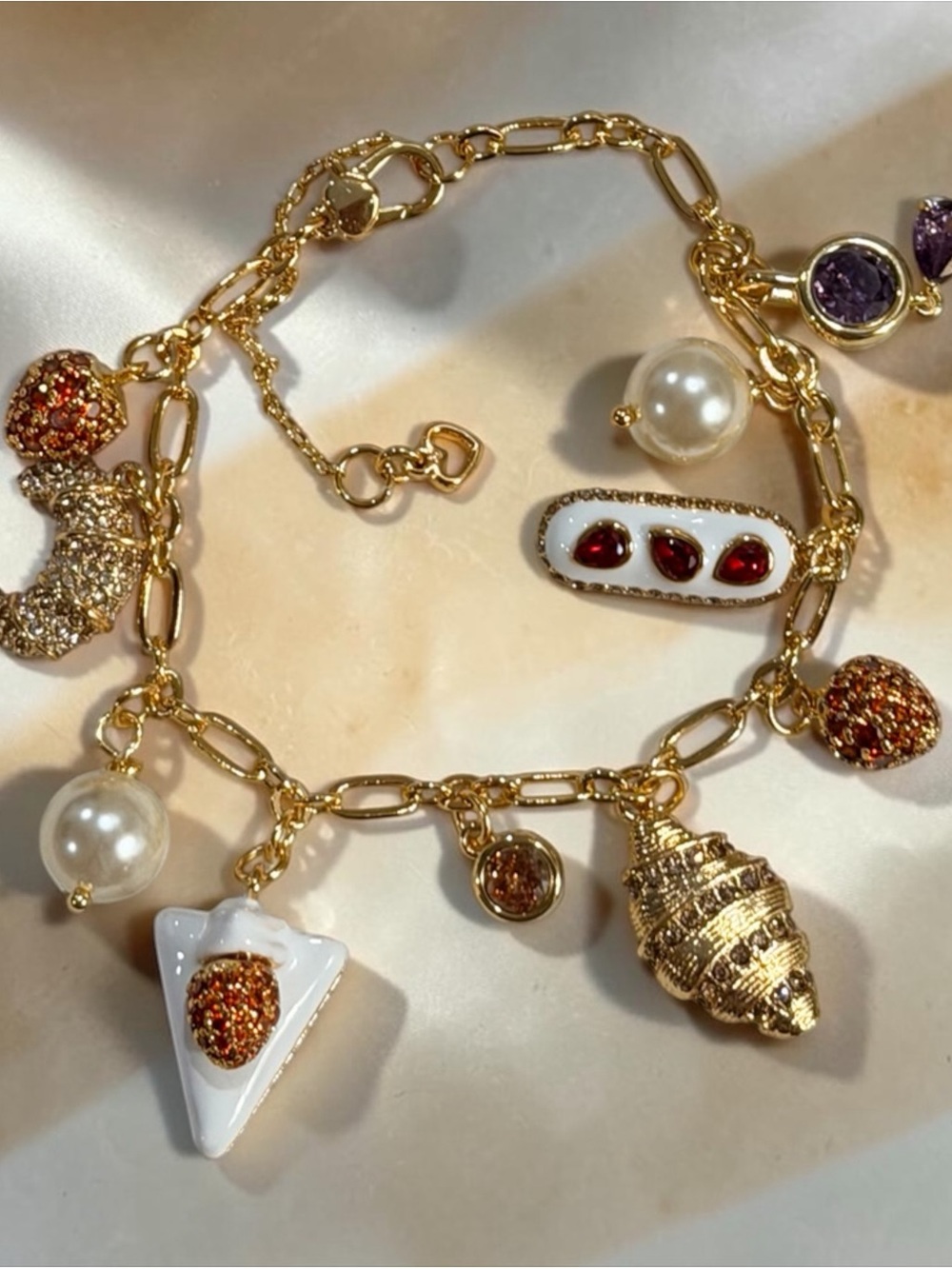 Kate Spade New York Patisserie Charm Bracelet | NEW